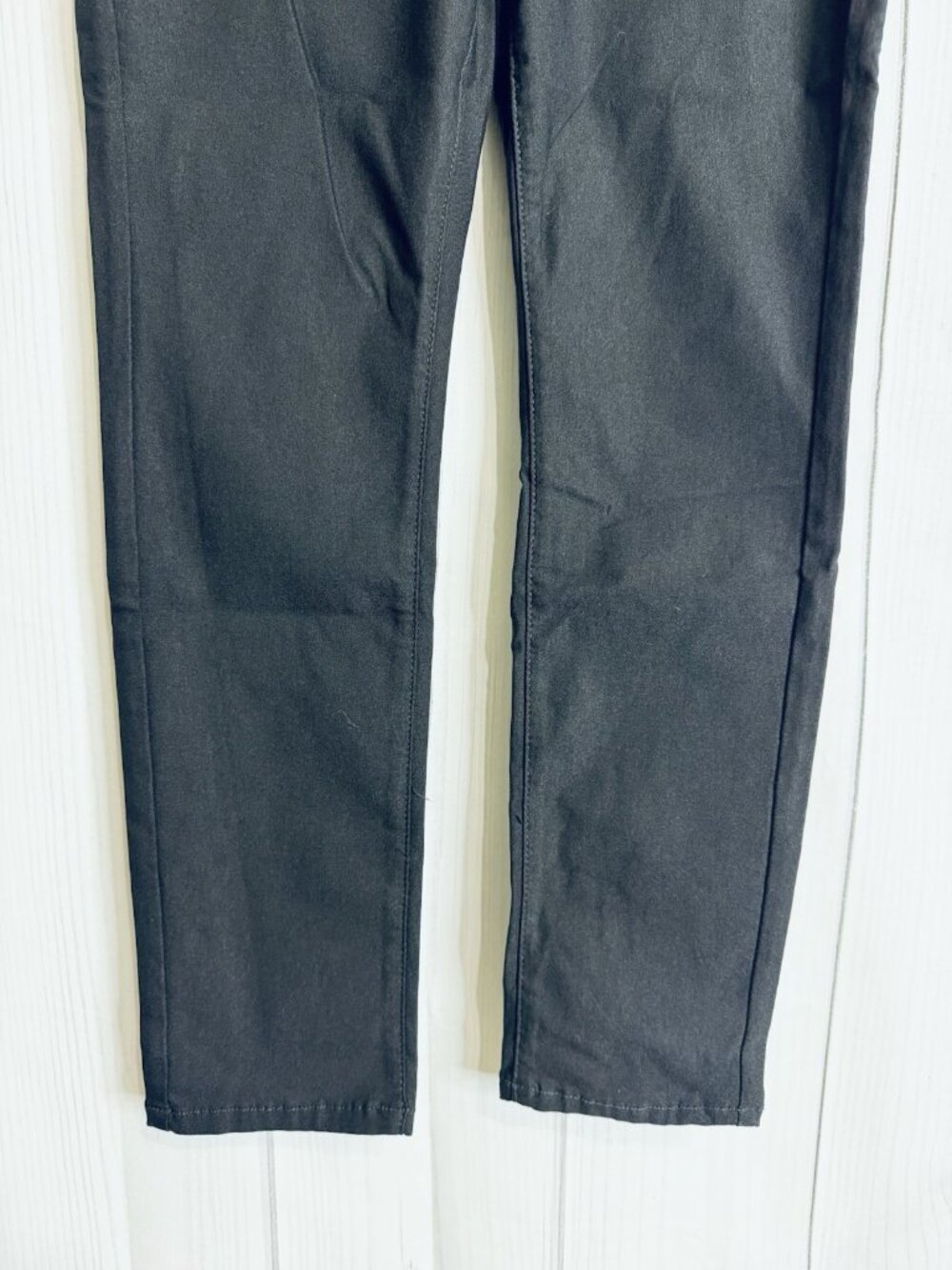 Royalty For Me Jeans Sz PXL (34x26) Black Mid Rise Ankle Hyper Stretch NWT - Picture 3 of 10